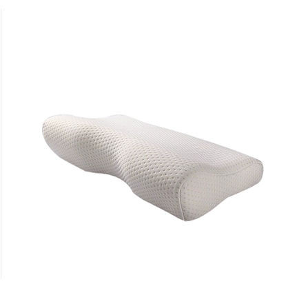 Contour Memory Foam Pillow with Ergonomic Cervical Support and Dual Height Design