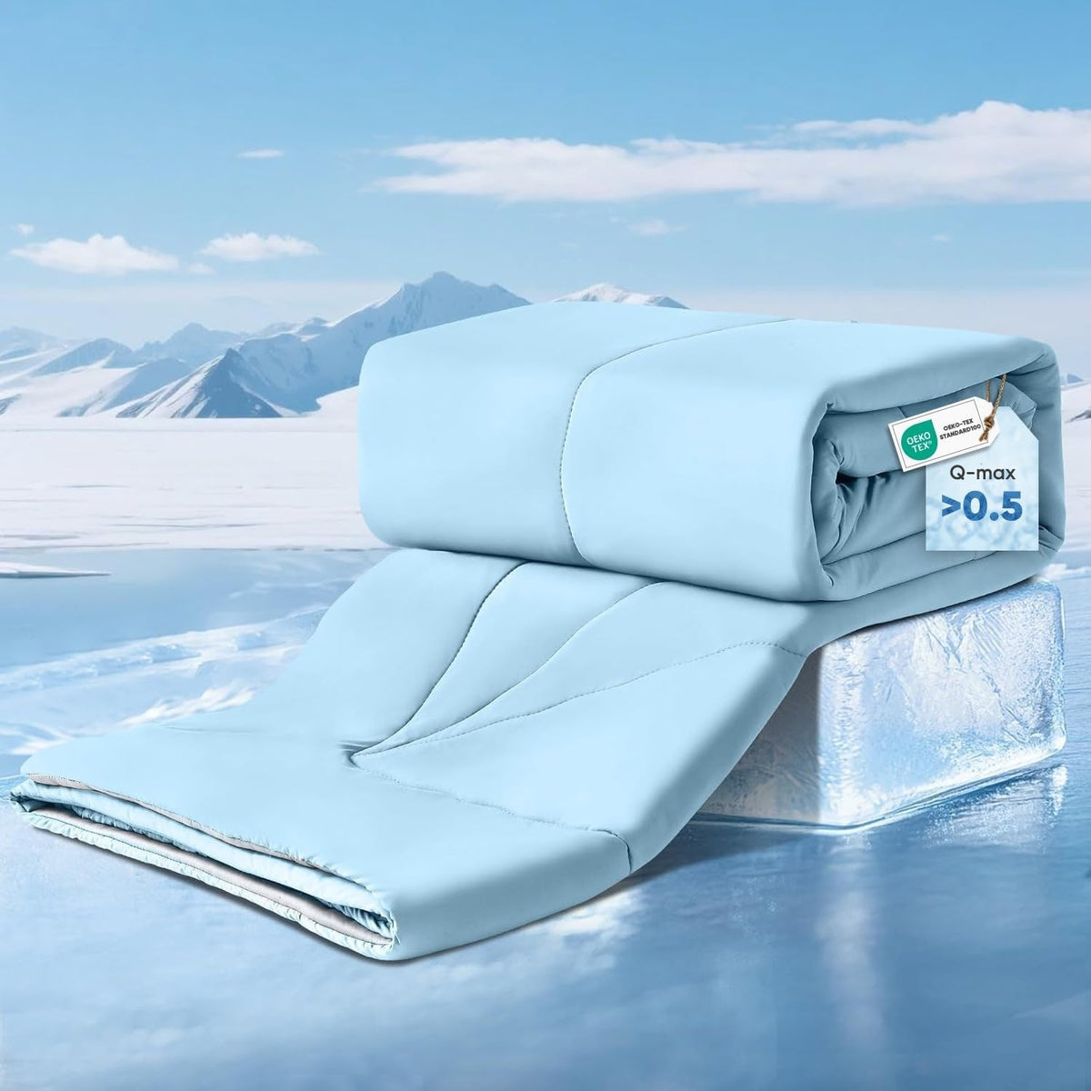 Cooling Comforter and Blanket Lightweight Quilted Breathable for Hot Sleepers Bed