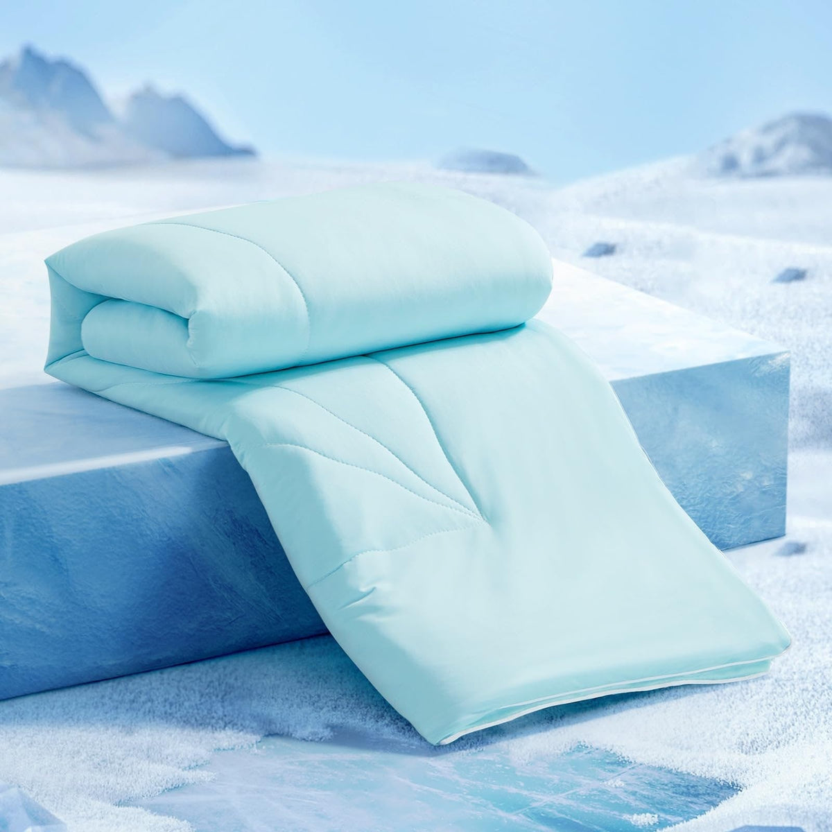 Cooling Comforter and Blanket Lightweight Quilted Breathable for Hot Sleepers Bed
