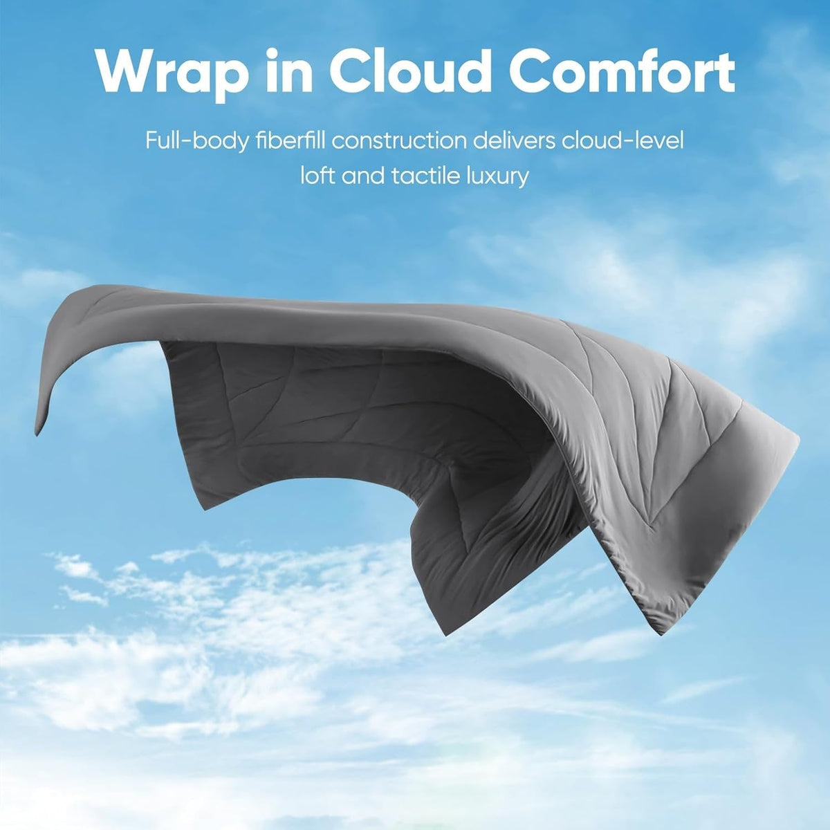 Cooling Comforter Blanket Quilted Reversible Lightweight Breathable Bedding