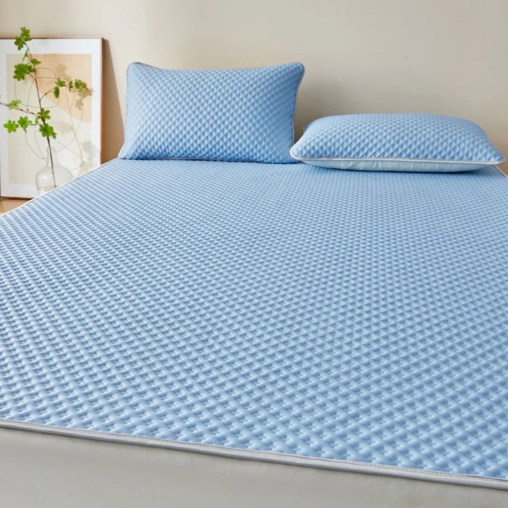 Cooling Twin Mattress Pad Topper with Quilted Breathable Cover Bamboo
