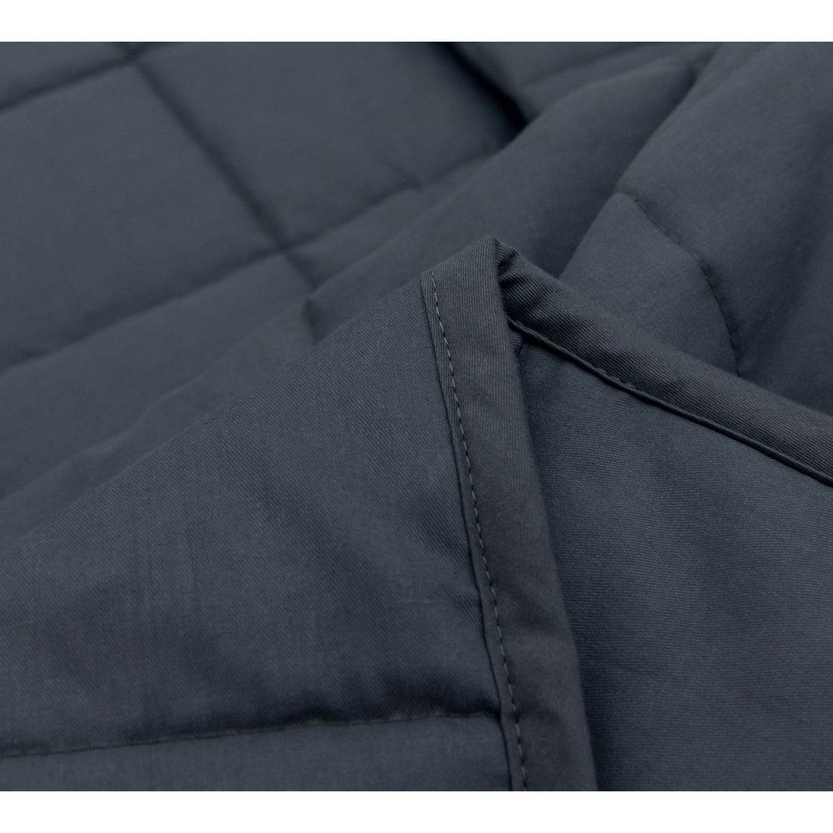 Cooling Weighted Blanket 15 Lb with Quilted Cotton and Glass Beads
