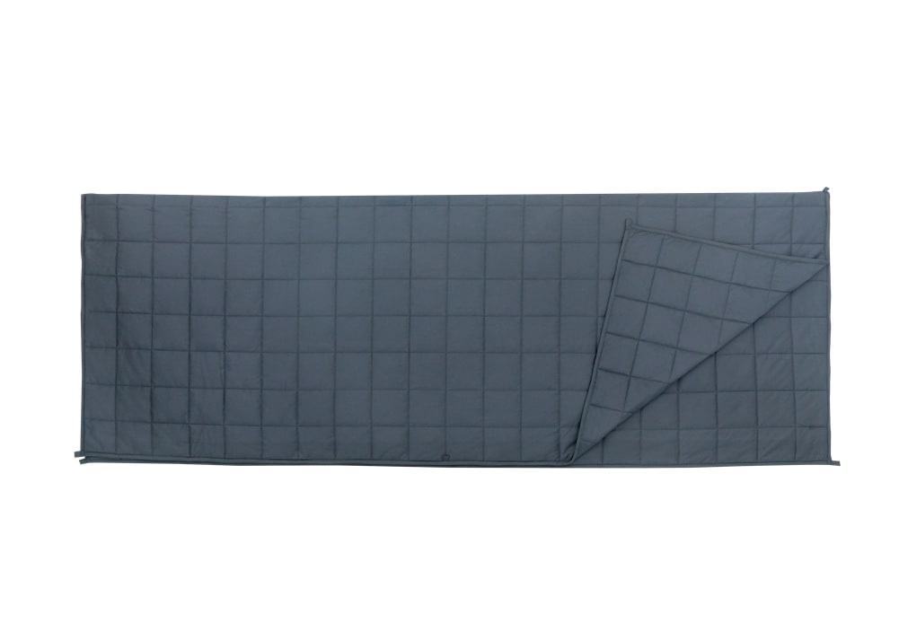 Cooling Weighted Blanket 15 Lb with Quilted Cotton and Glass Beads