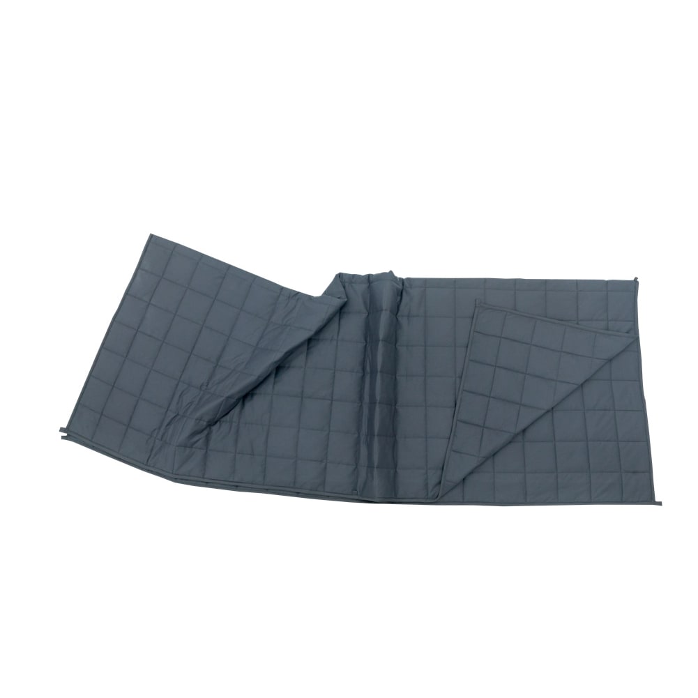 Cooling Weighted Blanket 15 Lb with Quilted Cotton and Glass Beads
