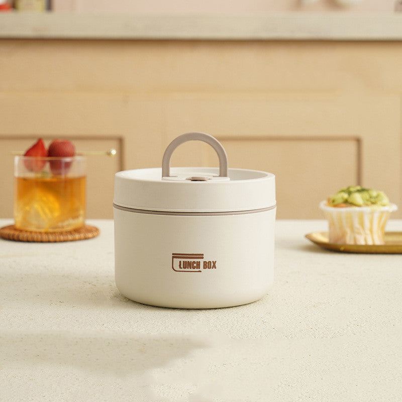 Insulated Stainless Steel Bento Box Stackable Lunch Container with Thermal Storage
