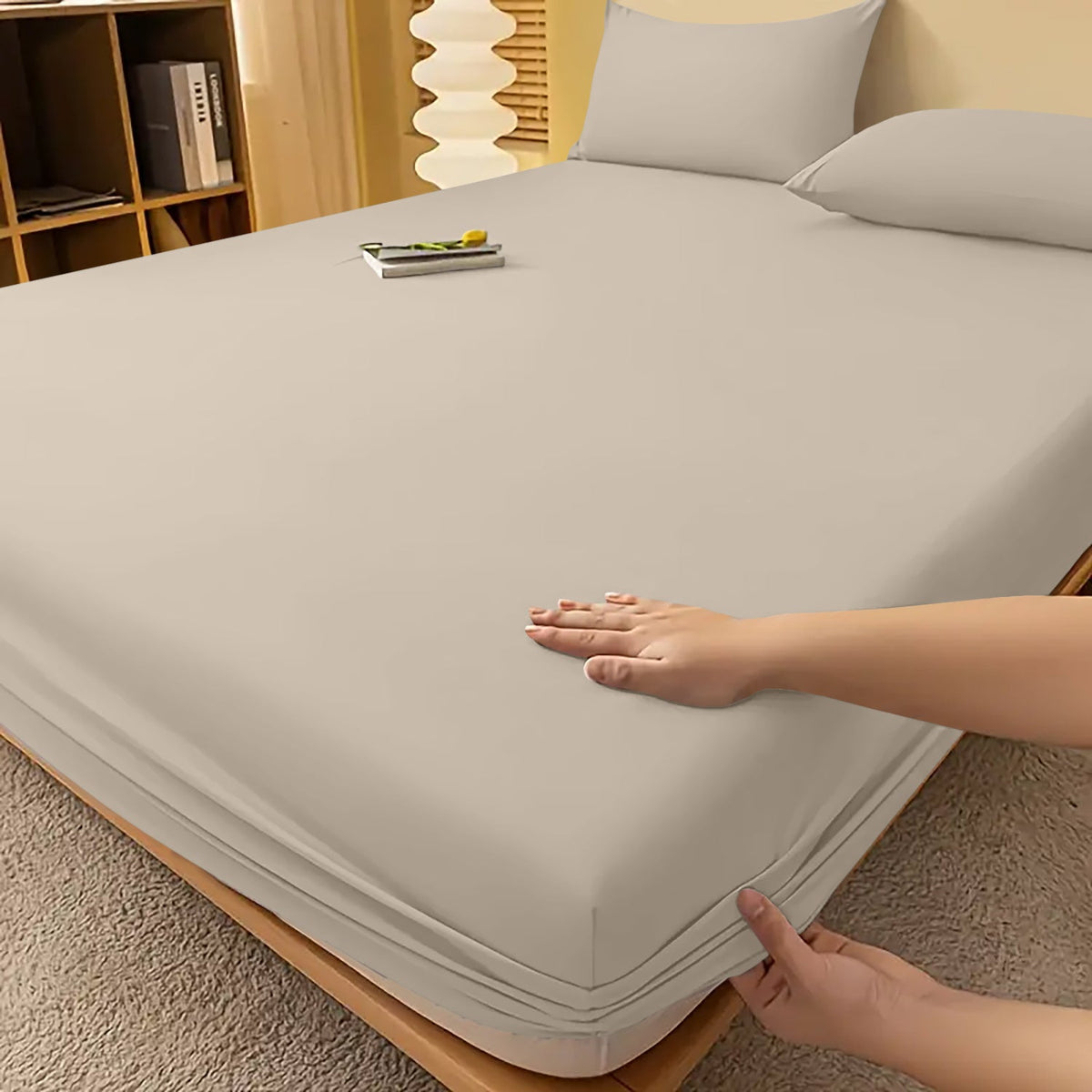 Extra Deep Fitted Bed Sheet – Wrinkle-Resistant All Season Bedding