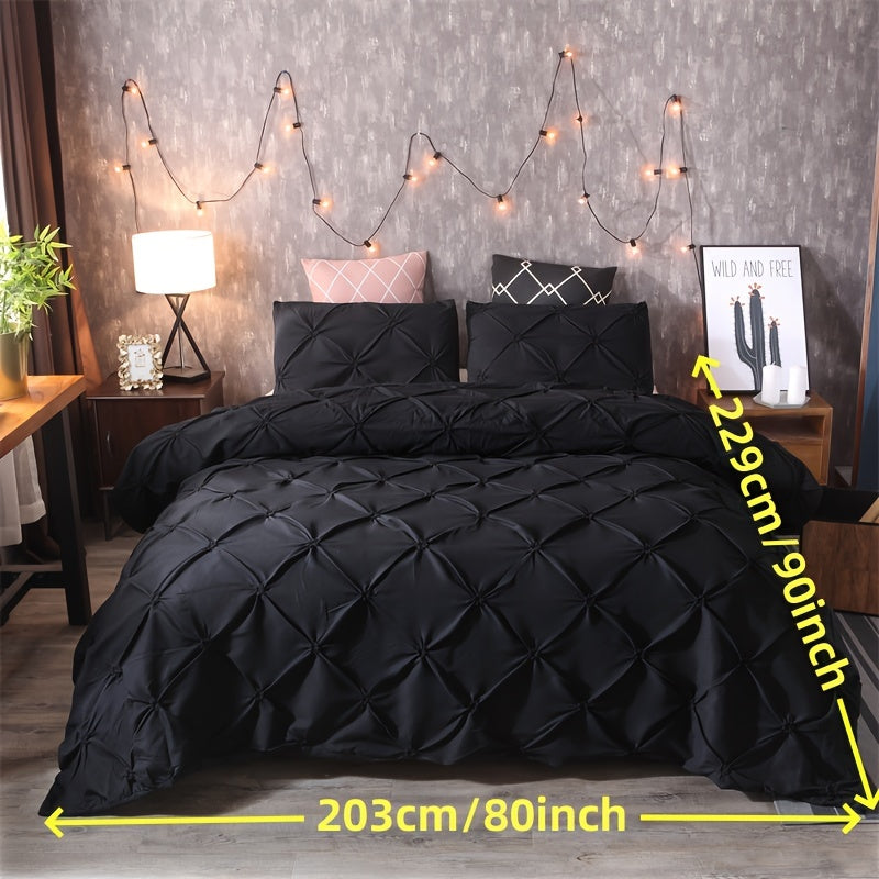 Elegant Pintuck Quilts Bedding Set