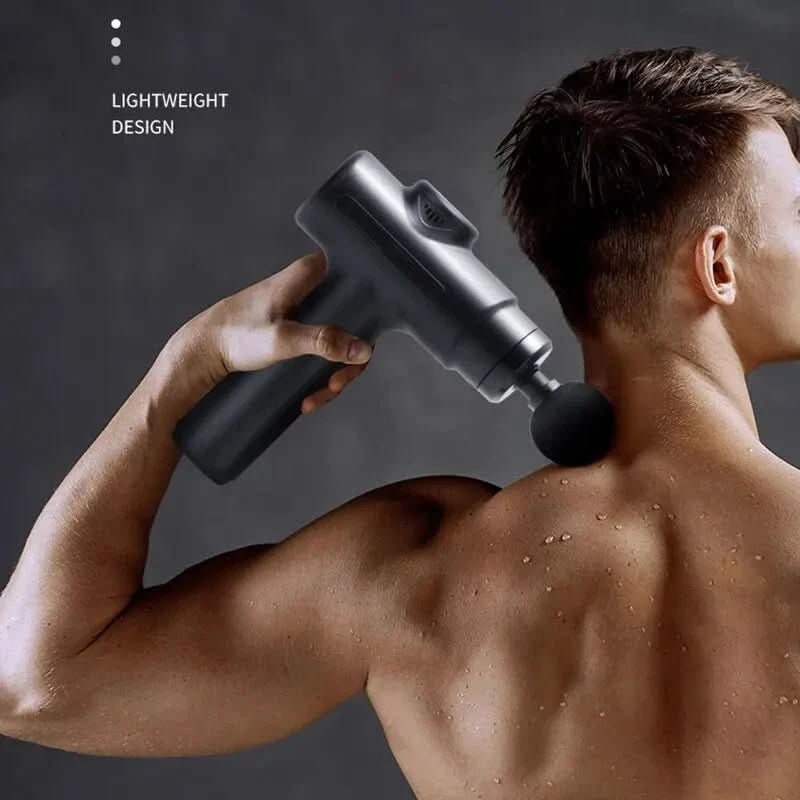Deep Tissue Massage Gun Portable Rechargeable with Eight Interchangeable Heads Cordless