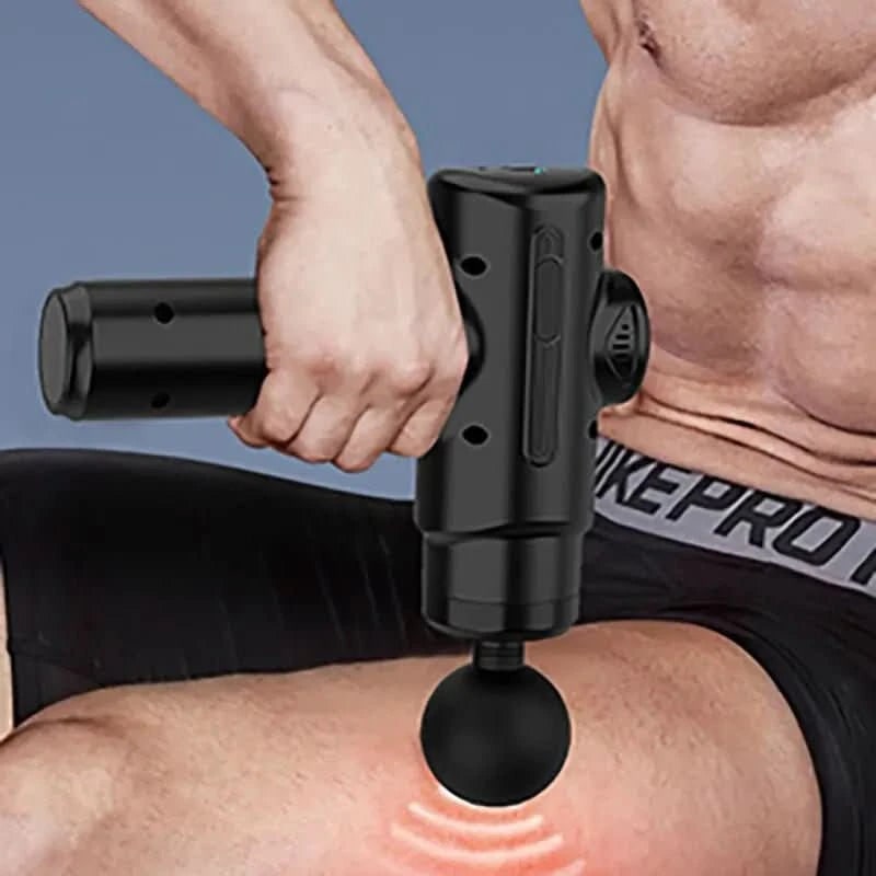 Deep Tissue Massage Gun Portable Rechargeable with Eight Interchangeable Heads Cordless