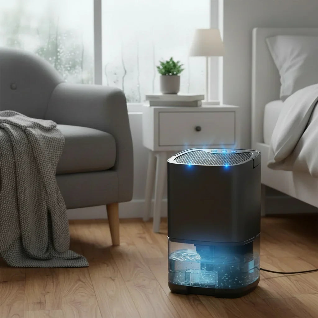 Quiet Portable Dehumidifier for Indoor Spaces