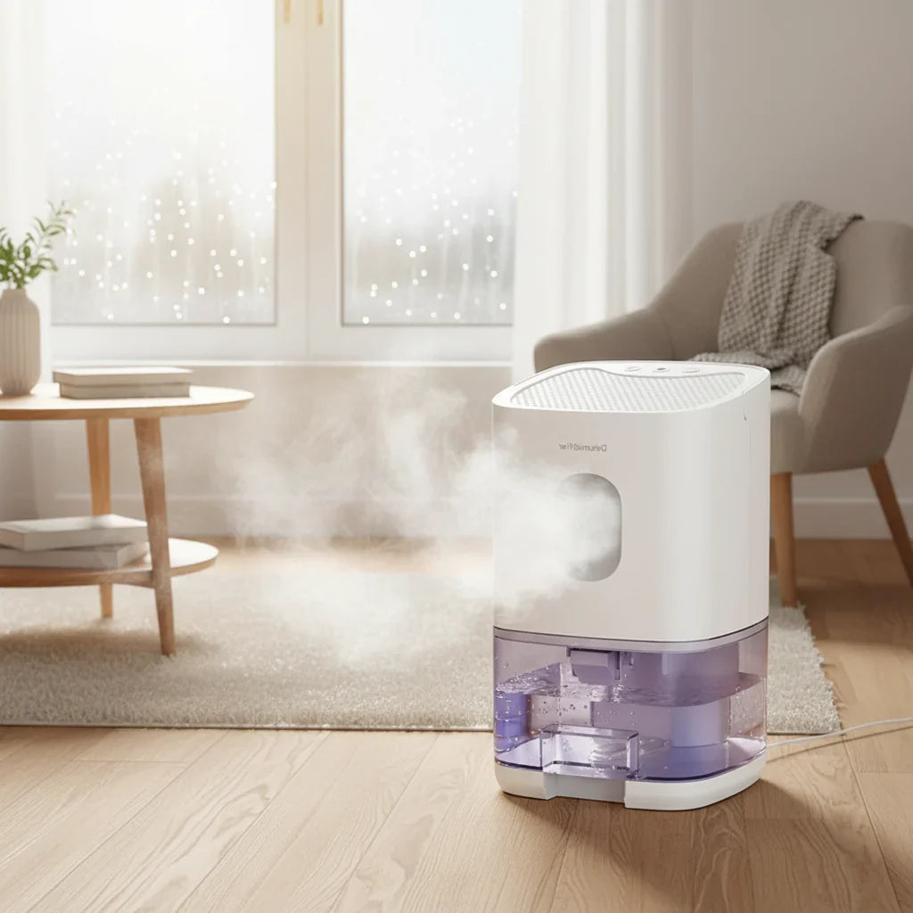 Quiet Portable Dehumidifier for Indoor Spaces