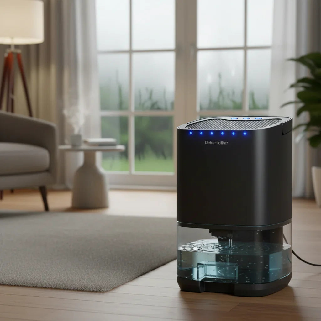 Compact Room Dehumidifier for Moisture Reduction
