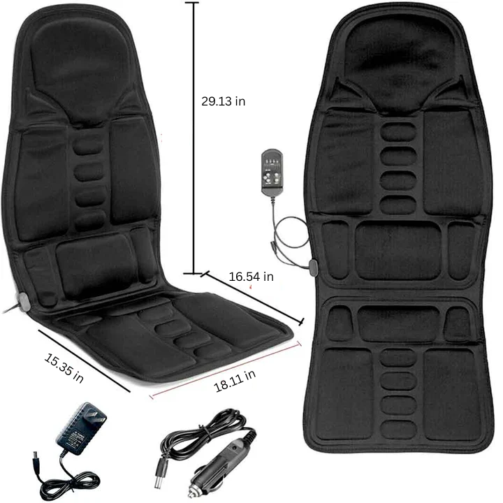Desk Chair Massage Seat Cushion with Heat and Remote Control for Car and Home Bleacher
