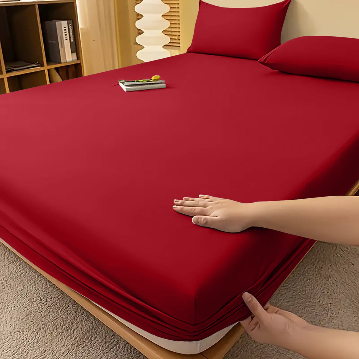 Extra Deep Fitted Bed Sheet – Wrinkle-Resistant All Season Bedding