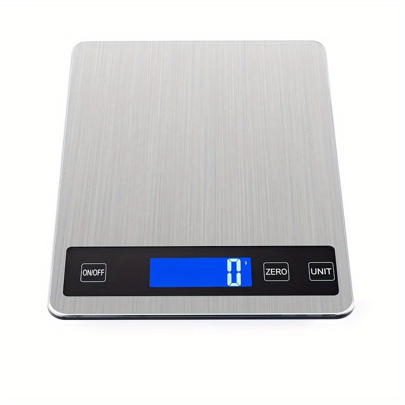 Digital Kitchen Scale with Waterproof Stainless Steel Platform and USB Rechargeable