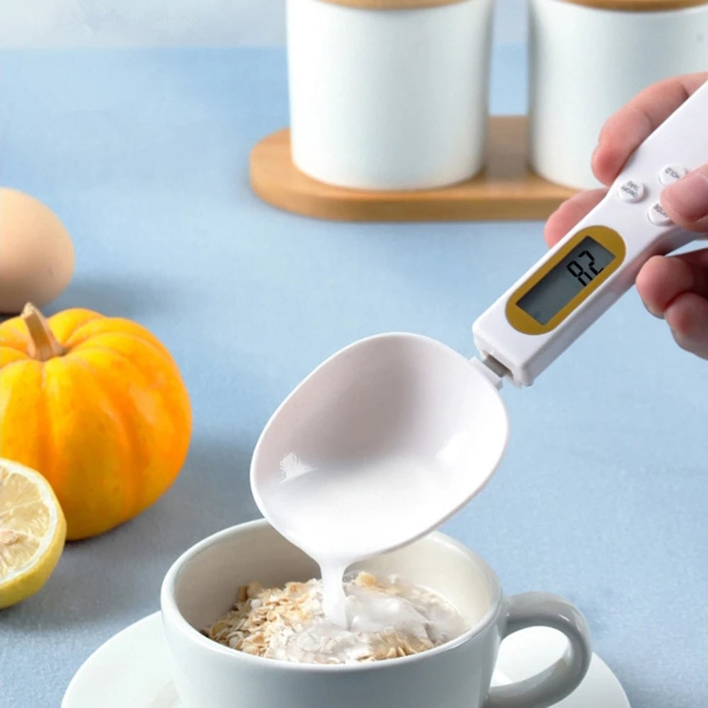Digital Measuring Spoon Scale with Detachable Heads and Lcd Display