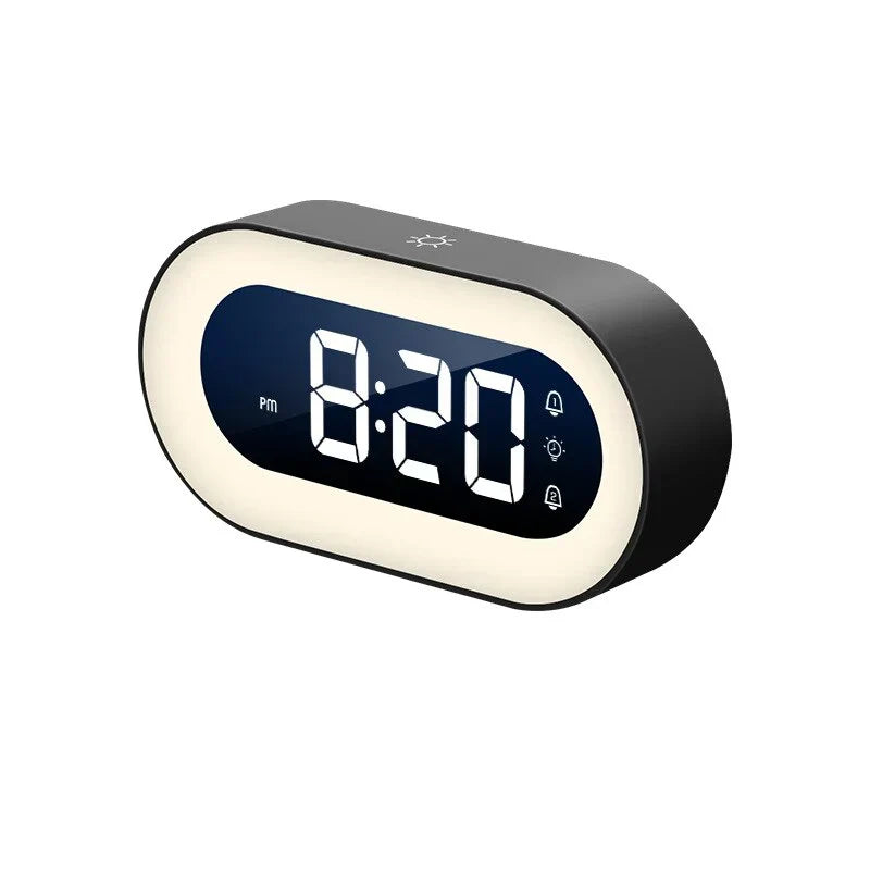 Digital Sunrise Alarm Clock Dimmable Night Light and Natural Wake Sounds