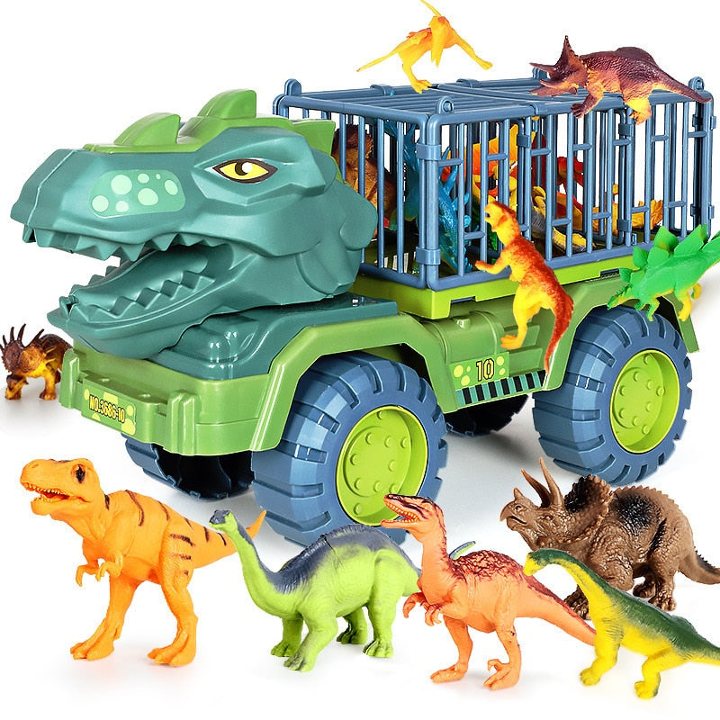 Children’s Dinosaur Truck Toy Interactive Prehistoric Play Set