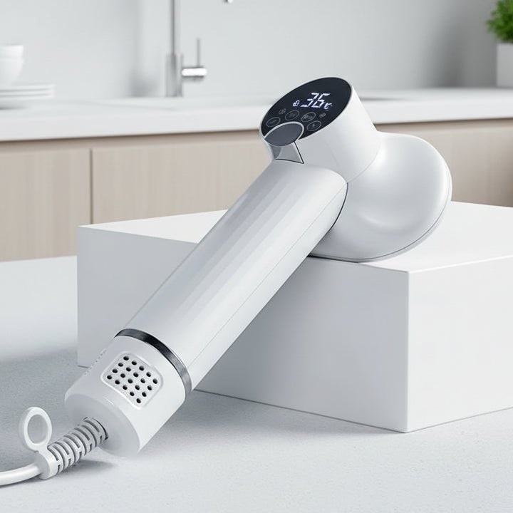 Dog Hair Dryer with Slicker Brush and Digital Temperature Control And Diffuser
