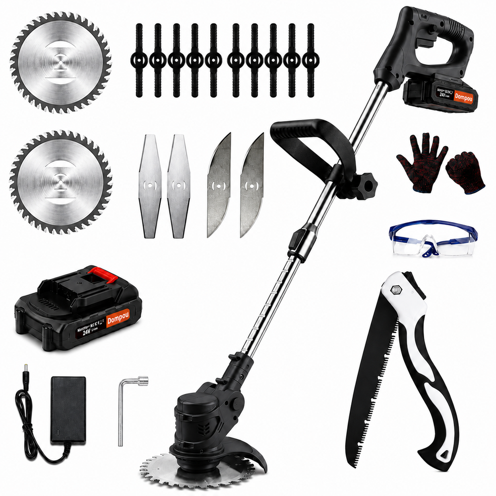 Adjustable Cordless Grass Trimmer for Garden Edges