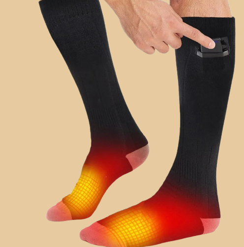 Rechargeable Heated Socks Fast Heating Warmth for Cold Weather