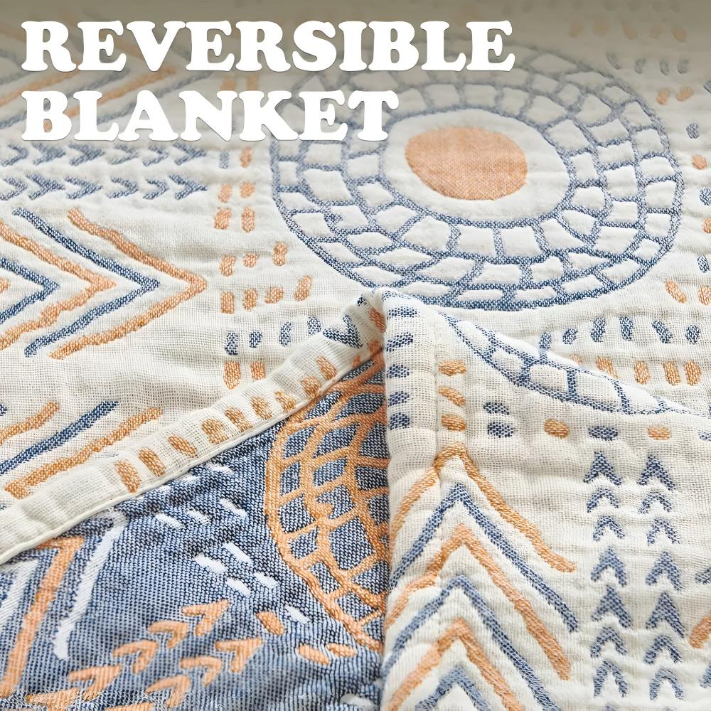 Elegant Reversible Blanket Versatile Sofa & Bedroom Accent