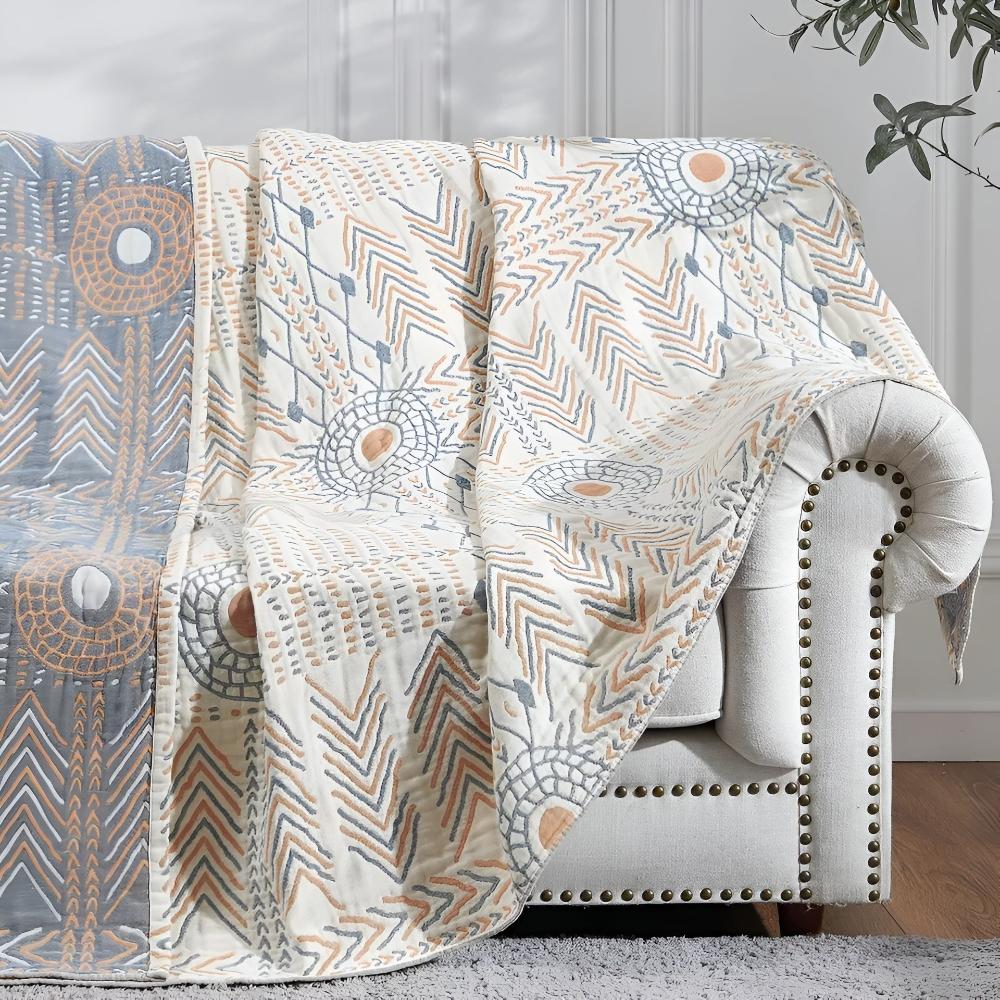 Elegant Reversible Blanket Versatile Sofa & Bedroom Accent