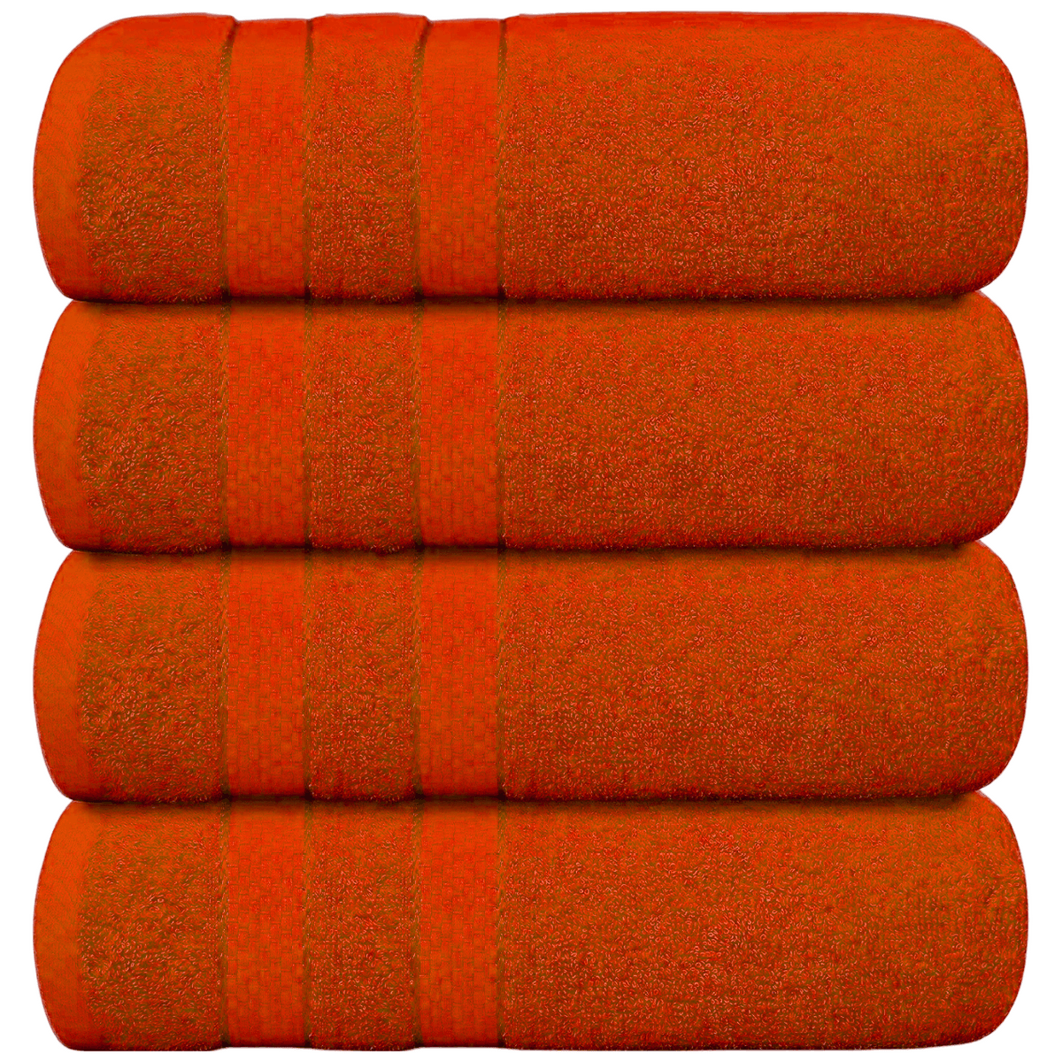 4-Piece Jumbo Bath Towel Set - Quick Dry Bathroom Towels