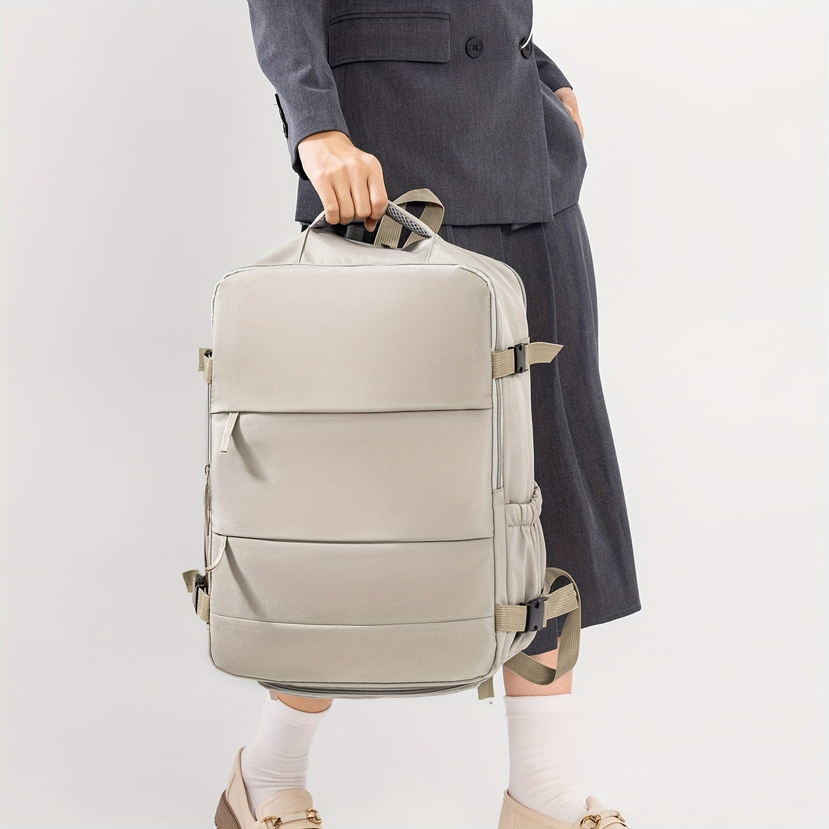 Large Capacity Cabin Backpack with Shoe Compartment