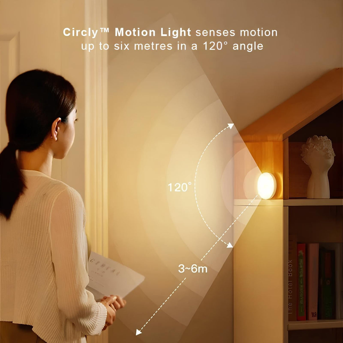 Automatic Motion Detection Light Compact Indoor Illumination