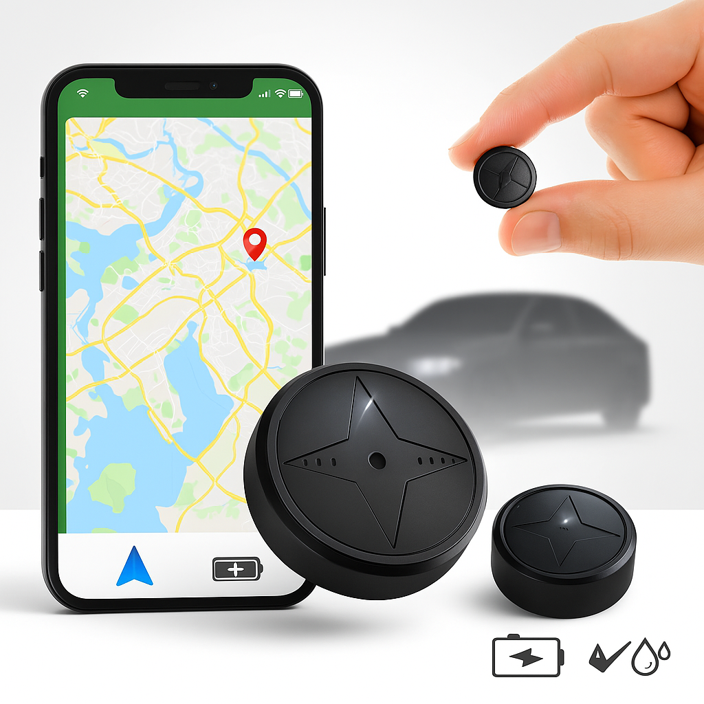 Compact GPS Vehicle Tracker Real-Time Location Monitoring