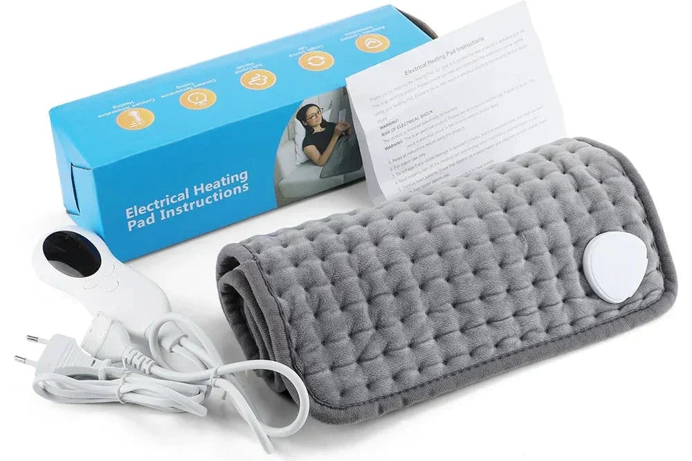 Electric Heating Pad for Lower Back and Neck with Moist Heat and Digital Temperature Control