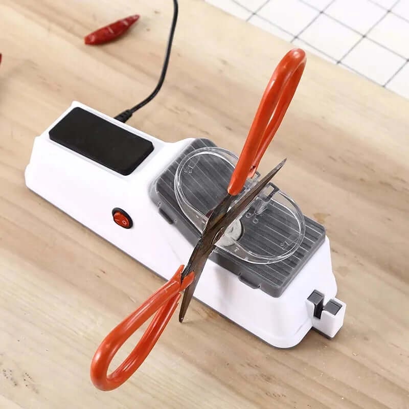 Electric Knife Sharpener Kitchen Scissor USB Portable Tabletop Automatic