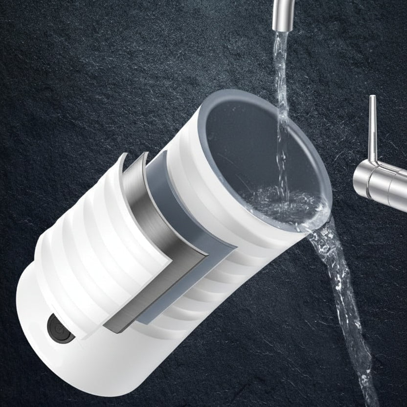 Electric Milk Frother and Steamer with Automatic One-Touch Foam Control for Coffee