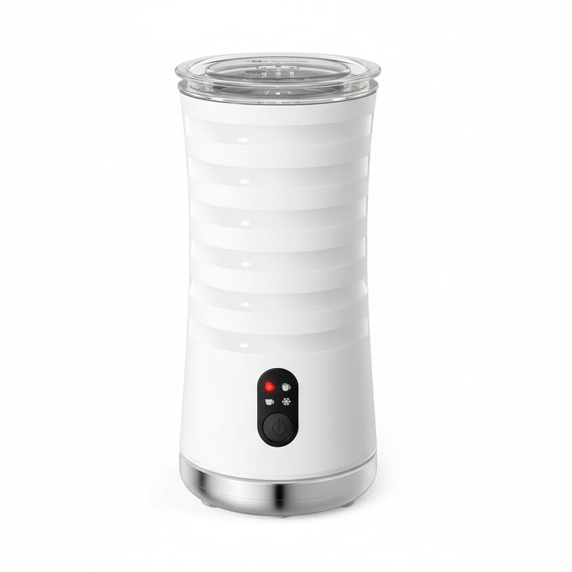 Electric Milk Frother and Steamer with Automatic One-Touch Foam Control for Coffee