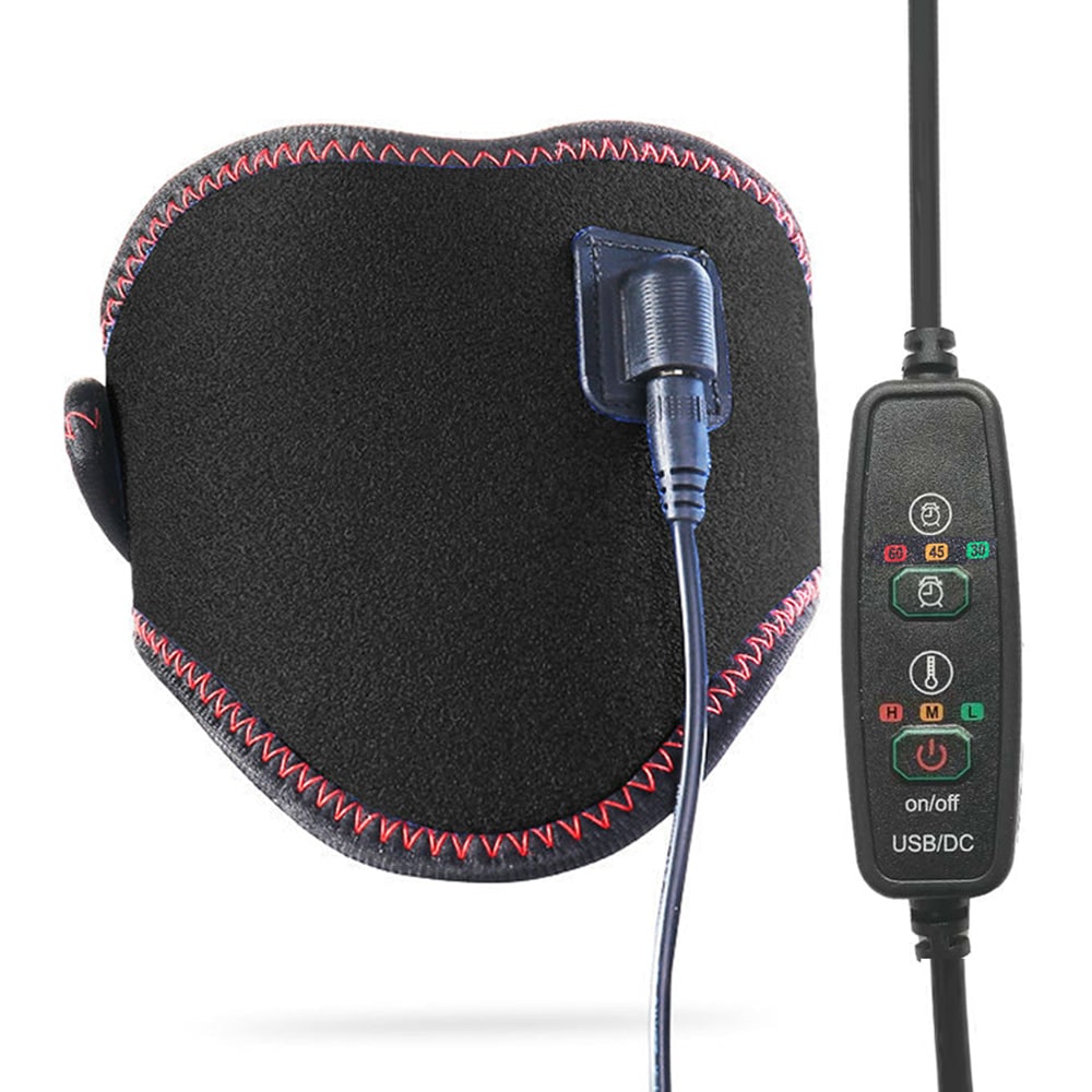 Electric Neck Heating Pad and Heated Wrap with USB Controller for Pain Relief Microwavable