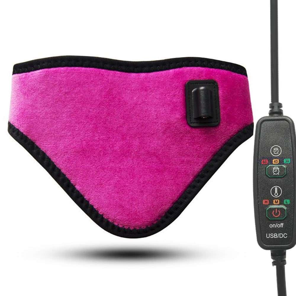 Electric Neck Heating Pad and Heated Wrap with USB Controller for Pain Relief Microwavable