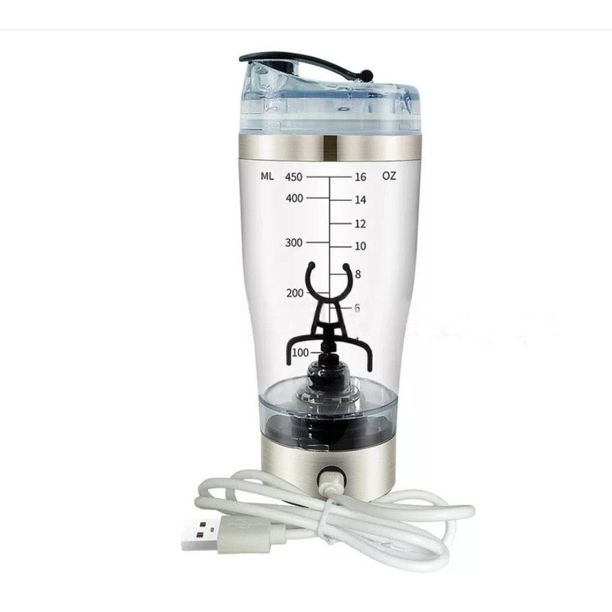 Electric Protein Shake Shaker Bottle with Motorized Mixer USB Powder Drink Blender for Sports
