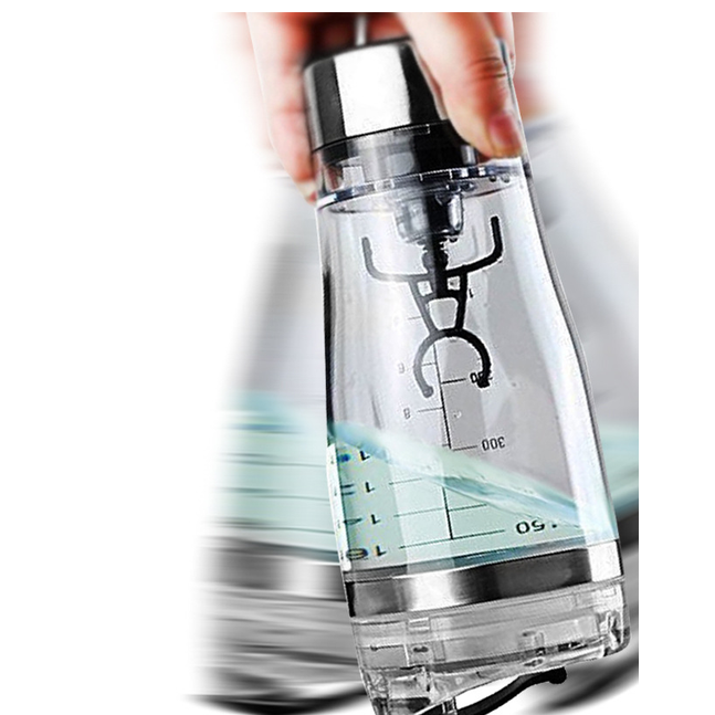 Electric Protein Shake Shaker Bottle with Motorized Mixer USB Powder Drink Blender for Sports
