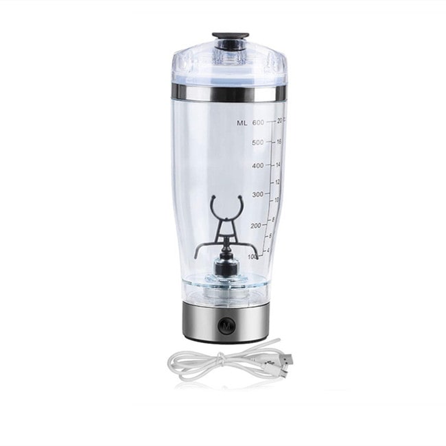 Electric Protein Shake Shaker Bottle with Motorized Mixer USB Powder Drink Blender for Sports