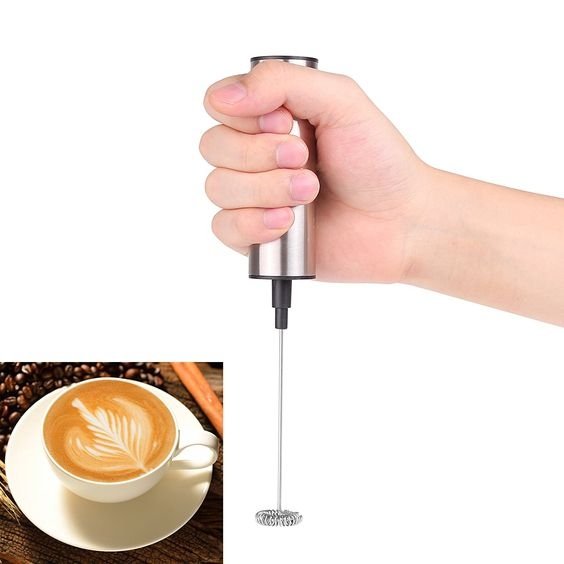 Portable Electric Milk Frother High-Speed Handheld Foam Maker