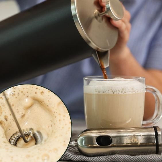 Portable Electric Milk Frother High-Speed Handheld Foam Maker