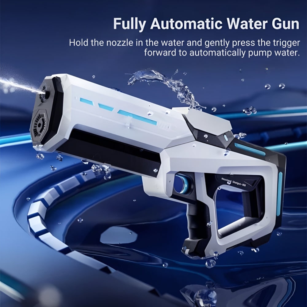 Electric Automatic Water Gun with Large Tank and Long Range Blaster High Capacity