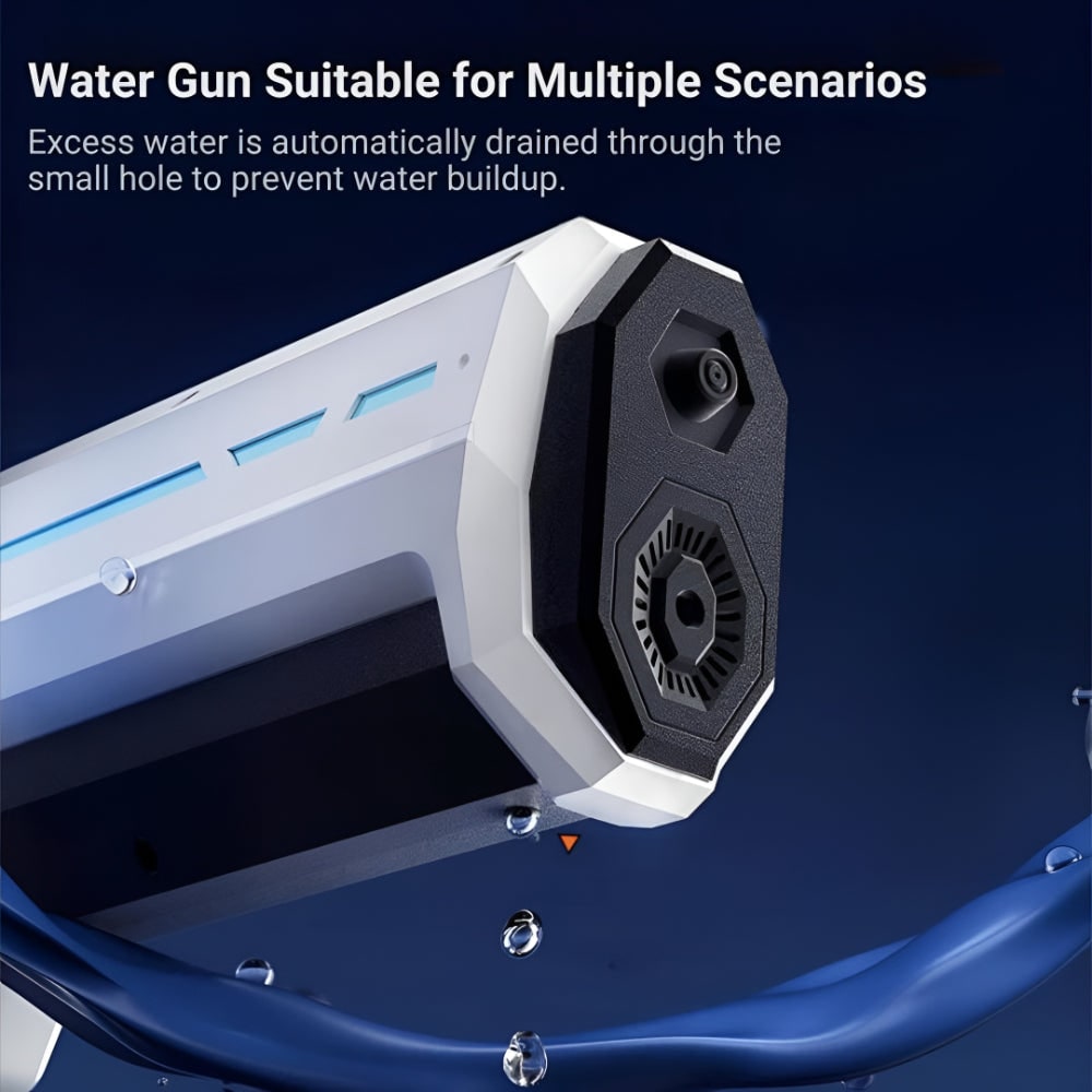 Electric Automatic Water Gun with Large Tank and Long Range Blaster High Capacity