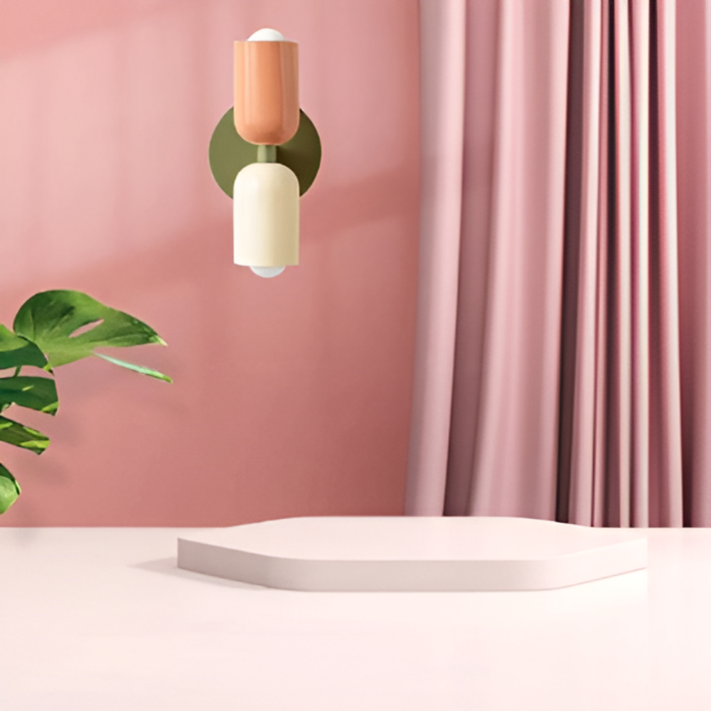 LED Wall Lamp Contemporary Dual-Glow Design