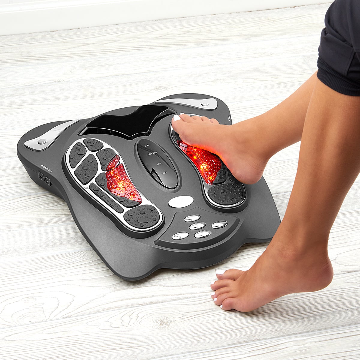 Ems Foot Massager with Circulation Machine Tens Pads Remote Control