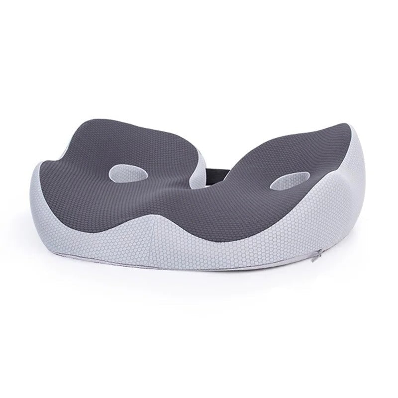 Ergonomic Seat Cushion for Desk Chair with Pressure Relief and Adjustable Strap