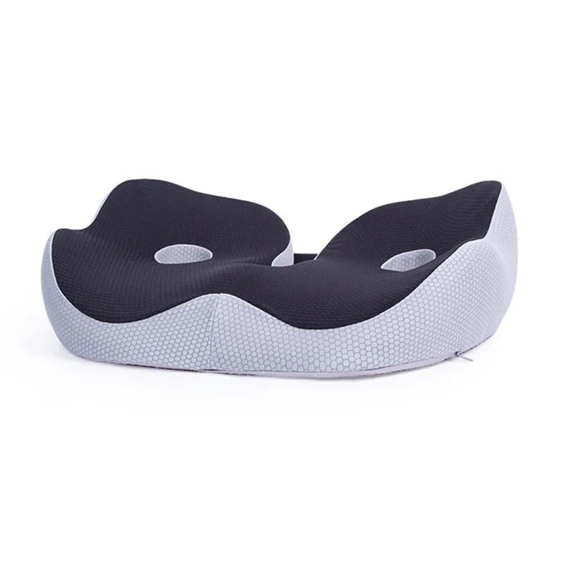 Ergonomic Seat Cushion for Desk Chair with Pressure Relief and Adjustable Strap