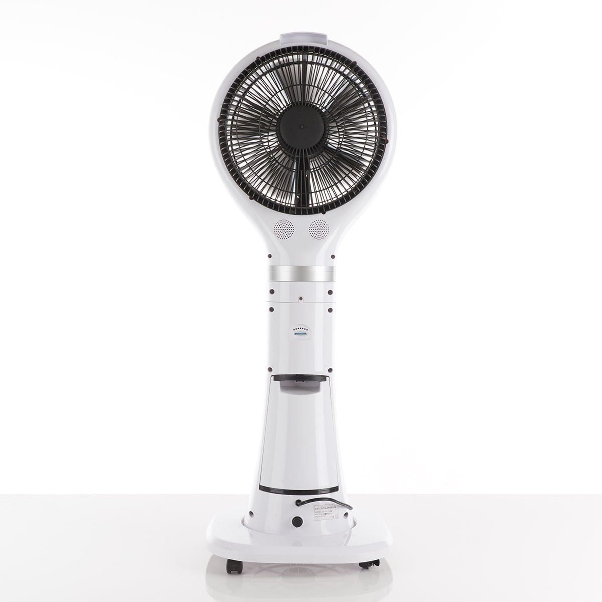 Evaporative Cooler Portable Misting Fan Pedestal Oscillating White LED Display