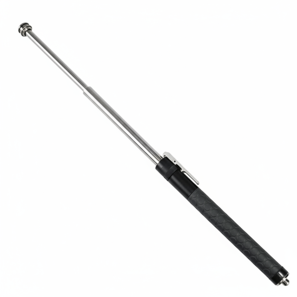 Expandable Baton Collapsible Self Defense Telescopic Metal Glass Breaker Portable Hiking